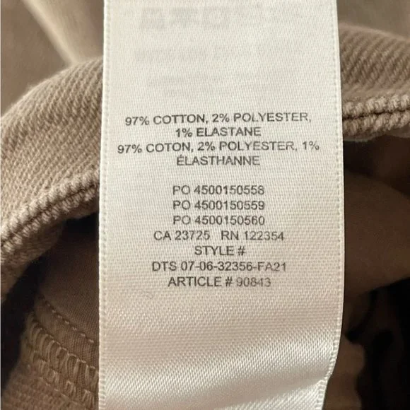 ❌SOLD❌ Wilfred Free Modern Cargo Pant High-waisted cargo pants brown size 8 - Picture 14 of 15